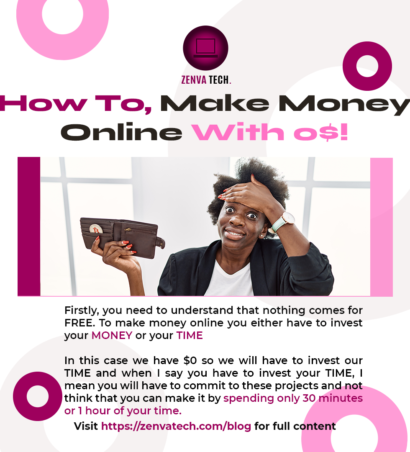 How to Make Money Online With 0$